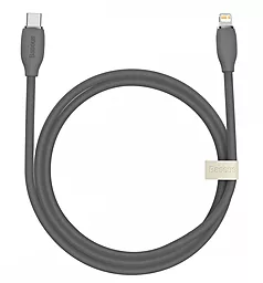 USB PD Кабель Baseus Jelly Liquid Silica Gel 20W 2M USB Type-C - Lightning Cable Black (CAGD020101)