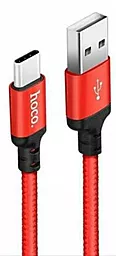 Кабель USB Hoco X14 Times Speed USB Type-C 2m Red