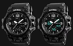 Мужские часы SKMEI 1155BBK Black - миниатюра 8