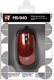 Комп'ютерна мишка Defender Optimum MS-940 USB (52941) Red - мініатюра 4
