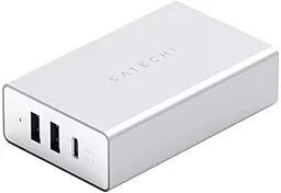 Мережевий зарядний пристрій Satechi USB-C 40W Travel Charger Silver (ST-ACCAS)