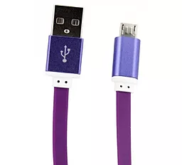 Кабель USB Dengos 0.2M micro USB Cable Purple (PLS-M-SHRT-PLSK-PURPLE)