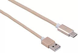 USB Кабель Momax Elite Link Type-C Gold (DTA1L) - мініатюра 2