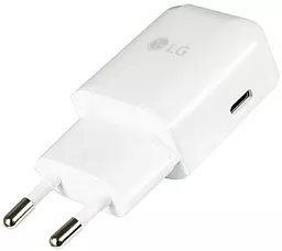 Сетевое зарядное устройство с быстрой зарядкой LG QC 2.0 Charger + micro USB White (MC8-H05ED) - миниатюра 3