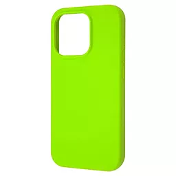 Чехол Wave Full Silicone Cover для Apple iPhone 14 Plus, iPhone 15 Plus Lime Green