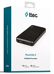 Ttec PowerLite S 10000 mAh + 3-in-1 Cable Black (2BB192S) - миниатюра 7