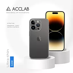 Чехол ACCLAB TPU для Apple iPhone 14 Pro Transparent - миниатюра 3