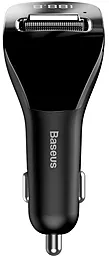 Автомобильное зарядное устройство с FM-модулятором Baseus Streamer F40 AUX Wireless MP3 Car Charger Black (CCF40-01) - миниатюра 2
