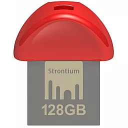 Флешка Strontium 128GB NANO RED USB 3.0 (SR128GRDNANOZ) - миниатюра 3