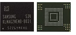 Мікросхема флеш пам'яті Samsung KLMAG2WEMB-B031 для Asus TF103CX / Dexp Ursus 8W 3G / Digma Plane 7.9 3G / Htc Desire 820n 16GB, FBGA 153 Original