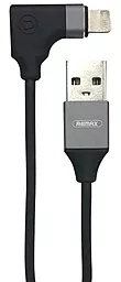 Кабель USB Remax Lightning Cable & Audio Adaptor 2-in-1 Black (RL-LA01)