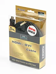 Видеокабель Viewcon HDMI > DVI (18+1) 5м., M/M, в блистере (VD 066-5м.) - миниатюра 3