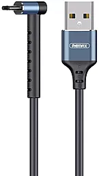 Кабель USB Remax RC-100m Joy L-type 2.4A micro USB Cable Black