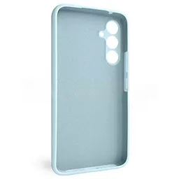Чехол Silicone Case Full для Samsung Galaxy A54 5G/A546 (2022) Light Blue - миниатюра 2