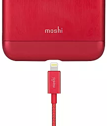 USB Кабель Moshi Integra™ Lightning to USB Cable (1.2 m) Crimson Red (99MO023321) - мініатюра 3
