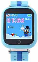 Смарт-часы Smart Baby Q100-S (Q750, GW200S) GPS-Tracking, Wifi Watch (Blue) - миниатюра 3