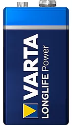Батарейка Varta 6LR61 (крона) Longlife Power 1шт - мініатюра 2