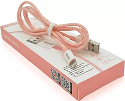Кабель USB iKaku KSC-723 12W 2.4A Lightning Cable Pink