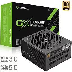 Блок живлення GAMEMAX GX-750 PRO BK (ATX3.0 PCIe5.0)