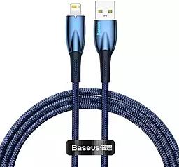 Кабель USB Baseus Glimmer Fast 12W 2.4A 2M USB Lightning Cable Blue (CADH000303)