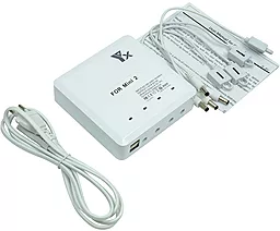 Зарядний пристрій PowerPlant для DJI Mavic Mini 2 - для 4 акумуляторів + 2USB-A (CH980437)