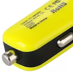 Автомобильное зарядное устройство Baseus 2USB Car charger 2.1A Yellow (Tiny) - миниатюра 6