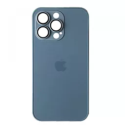 Чехол AG Glass with MagSafe для Apple iPhone 13 Pro Sierra blue
