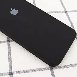 Чехол Silicone Case Full Camera Square для Apple iPhone 7 Plus, iPhone 8 Plus Black - миниатюра 2