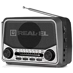 Радіоприймач REAL-EL X-525 Grey - мініатюра 3