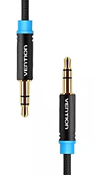 Аудио кабель Vention AUX mini Jack 3.5mm M/M Cable 1.5 м black (P350AC150-B-M) - миниатюра 3