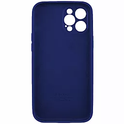 Чехол Silicone Case Full Camera Protective для Apple iPhone 12 Pro Navy Blue - миниатюра 2