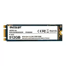 SSD Накопитель Patriot Scorch 512 GB M.2 2280 (PS512GPM280SSDR)