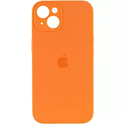 Чехол Silicone Case Full Camera for Apple IPhone 14 Kumquat