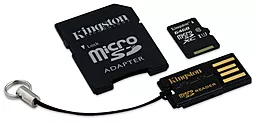 Карта памяти Kingston microSDXC 64GB Class 10 UHS-I U1 + SD-адаптер (MBLY10G2/64GB)