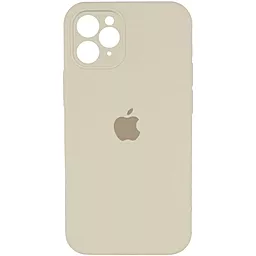 Чехол Silicone Case Full Camera Square для Apple iPhone 11 Pro Max Antigue White