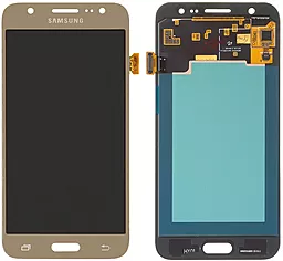 Дисплей Samsung Galaxy J5 J500 2015 з тачскріном, оригінал, Gold