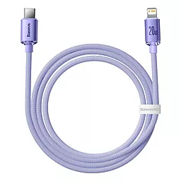 Кабель USB PD Baseus Crystal Shine 20W USB Type-C - Lightning Cable Violet (CAJY000205) - миниатюра 2
