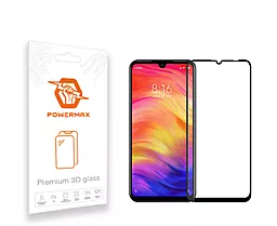 Защитное стекло Powermax 3D Premium Xiaomi Redmi Note 7, Redmi Note 7 Pro Black (PWRMX3DXRN7B)