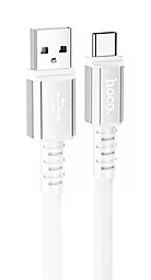 Кабель USB Hoco X85 Strength 3A USB Type-C Cable White