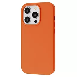 Чехол Wave Premium Leather Edition Case with MagSafe для Apple iPhone 14 Pro Orange