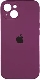 Чехол Silicone Case Full Camera для Apple iPhone 15 Purple