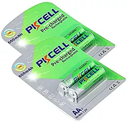 Акумулятор PKCELL Pre-Charged AA 600mAh NiMH 2шт (PC/AA600-2BA) 1.2 V