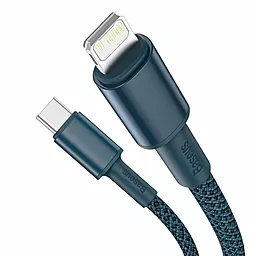 Кабель USB PD Baseus High Density Braided 2M 20W USB Type-C - Lightning Cable Blue (CATLGD-A03) - миниатюра 2