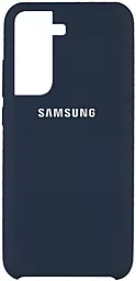 Чехол Epik Silicone Cover (AAA) Samsung G996 Galaxy S21 Plus Midnight Blue
