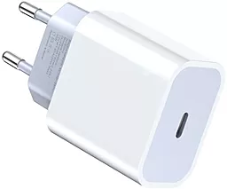 Сетевое зарядное устройство Grand CH-770L 20w PD/QC3.0 USB-C ports charger + USB-C to Lightning cable white - миниатюра 3