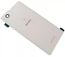 Задняя крышка корпуса Sony Xperia Z1 Compact D5503 со стеклом камеры White