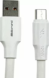 Кабель USB Mibrand MI-98 micro USB Cable White (MIDC/98MW)