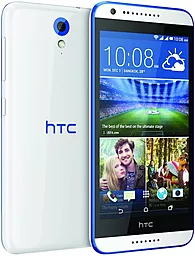 Мобільний телефон HTC Desire 620G Dual Sim White with Blue - мініатюра 3