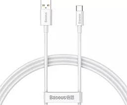 Кабель USB Baseus Superior Series Fast Charging 100w 6a USB Type-C cable white (CAYS001302)