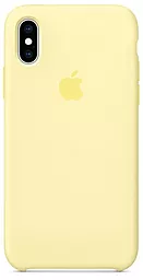 Чохол Apple Silicone Case PB для Apple iPhone XS Max Mellow Yellow